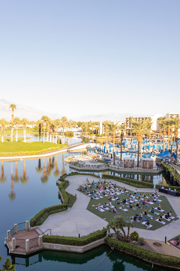 Resort from high up