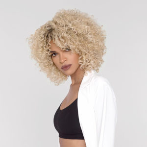 learn how to create healthy blonde curly hair - online blonding course for hair colorists